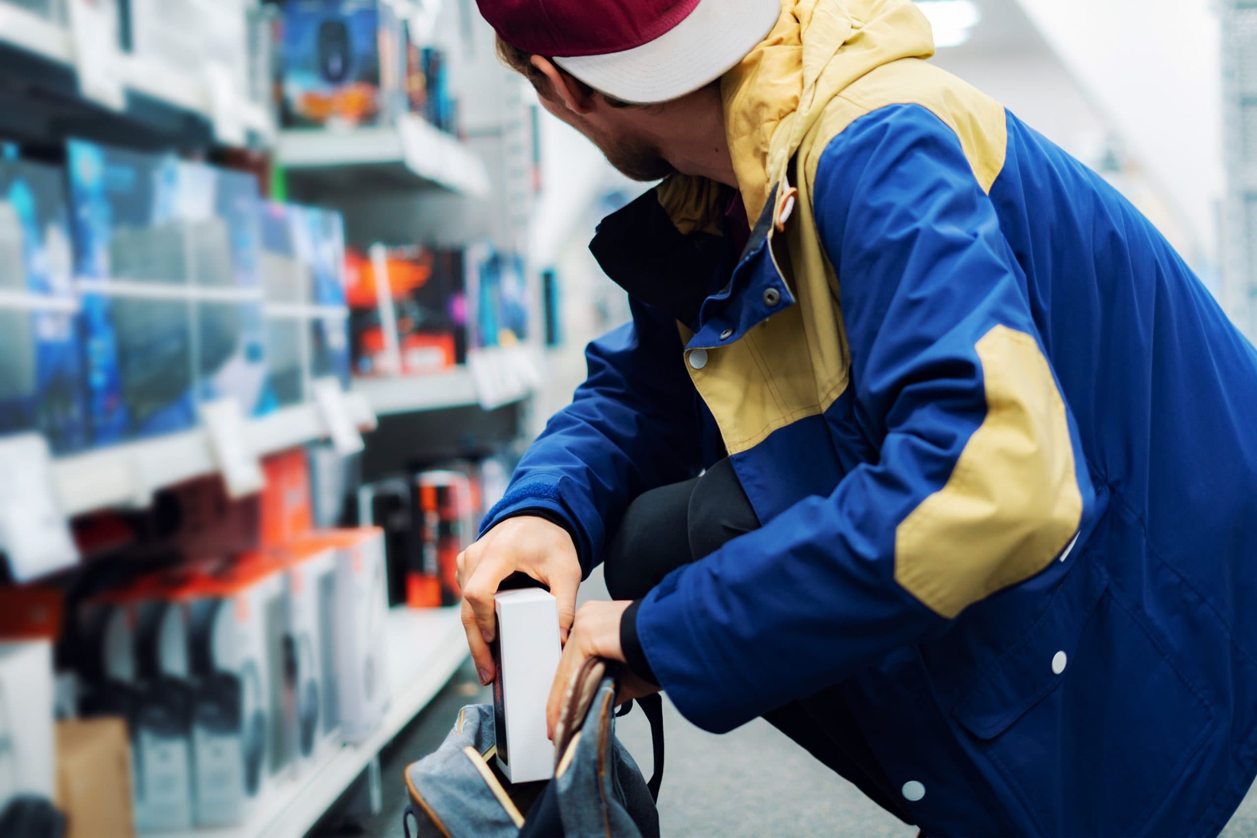 Security officer in a retail store